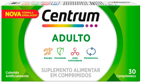 Centrum de A a Zinco 60 Comprimidos Centrum adulto 60 Comprimidos
