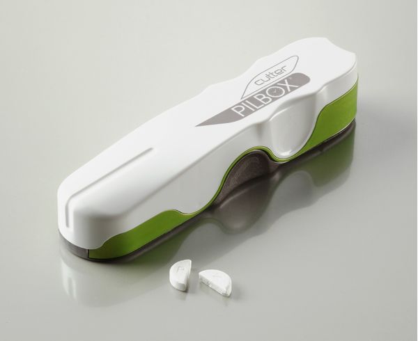 Pilbox Cutter Cortador De Comprimido Verde