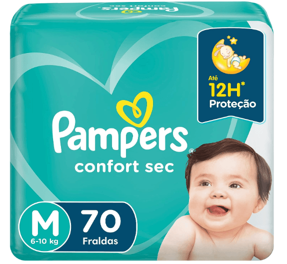 PAMPERS FR.CONFORT SEC BAG MD C/70