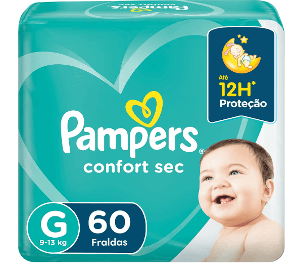PAMPERS FR.CONFORT SEC BAG G C/60