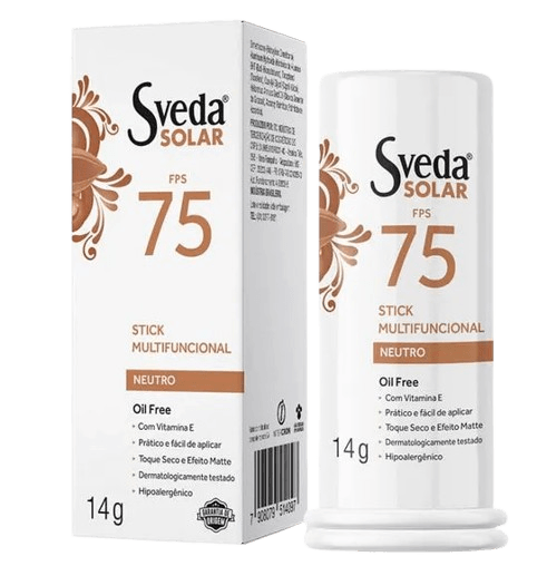 Sveda Protetor Solar Stick Fps75 Neutro 14g