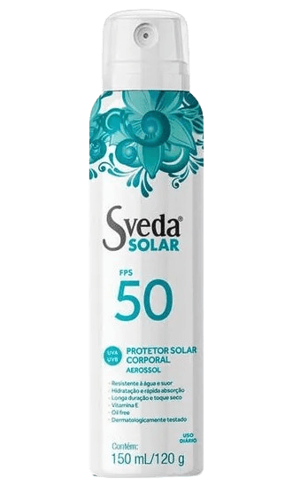 Sveda Solar Protetor Corporal Aerossol FPS50 150ml